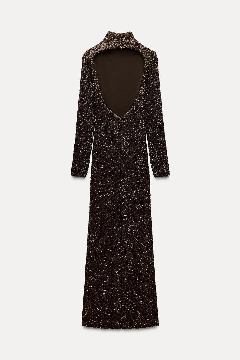 Long Sequinned Dress