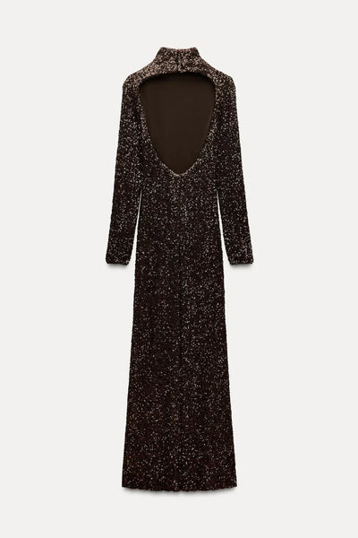 Long Sequinned Dress