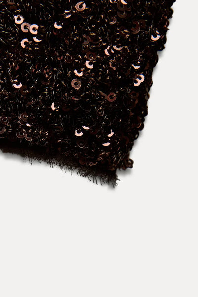 Long Sequinned Dress