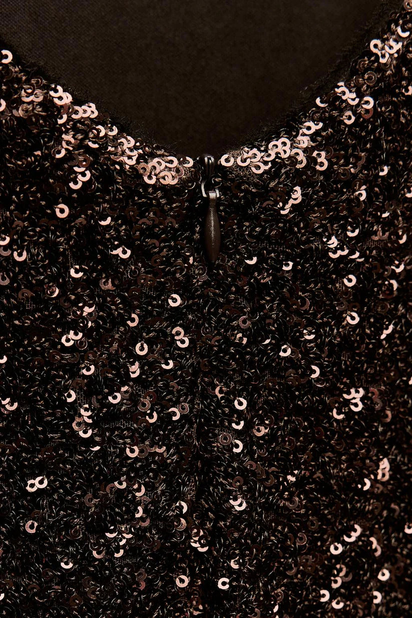 Long Sequinned Dress