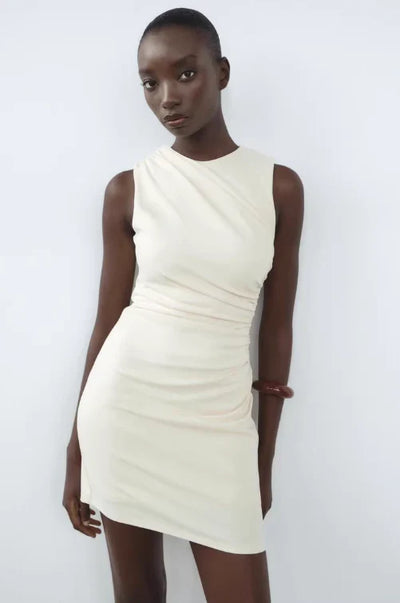 Draped Short Dress