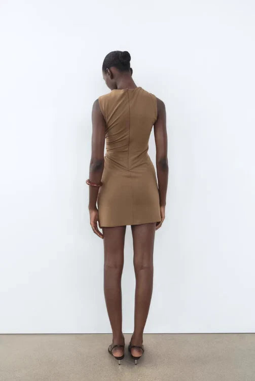 Draped Short Dress