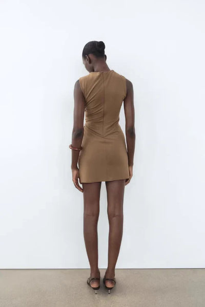 Draped Short Dress