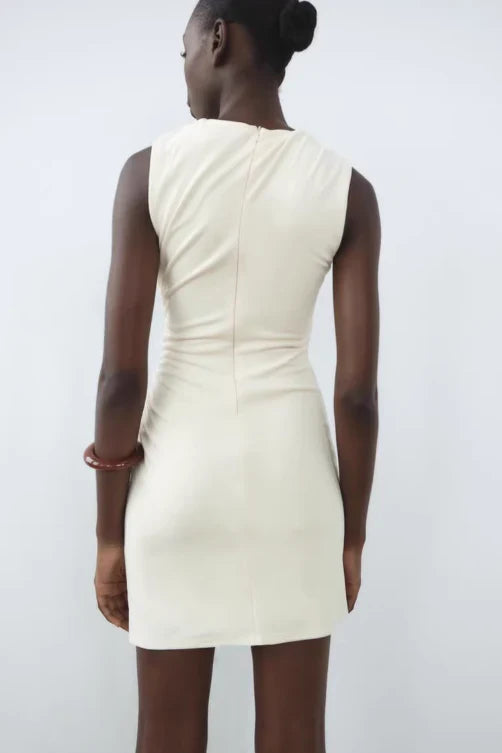 Draped Short Dress
