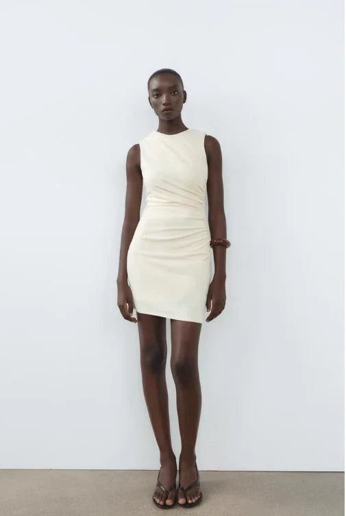 Draped Short Dress